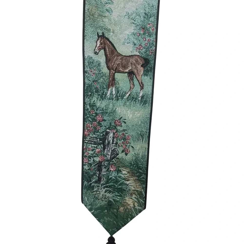 Horse Tapestry Wall Hanging Stables Riding Equine Decor Foal 39